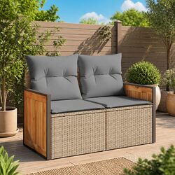 Comfortable and Versatile 2-Seater Garden Sofa
