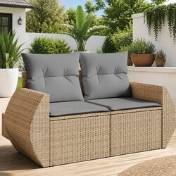 Comfortable 2-Seater Garden Sofa with Smart Features