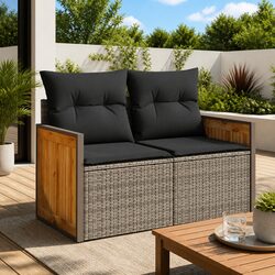Comfortable and Practical 2-Seater Outdoor Sofa