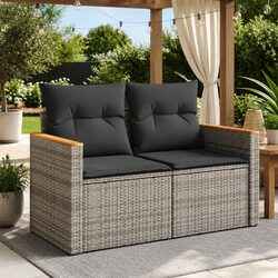 Reliable Outdoor 2-Seater Sofa with Practical Features