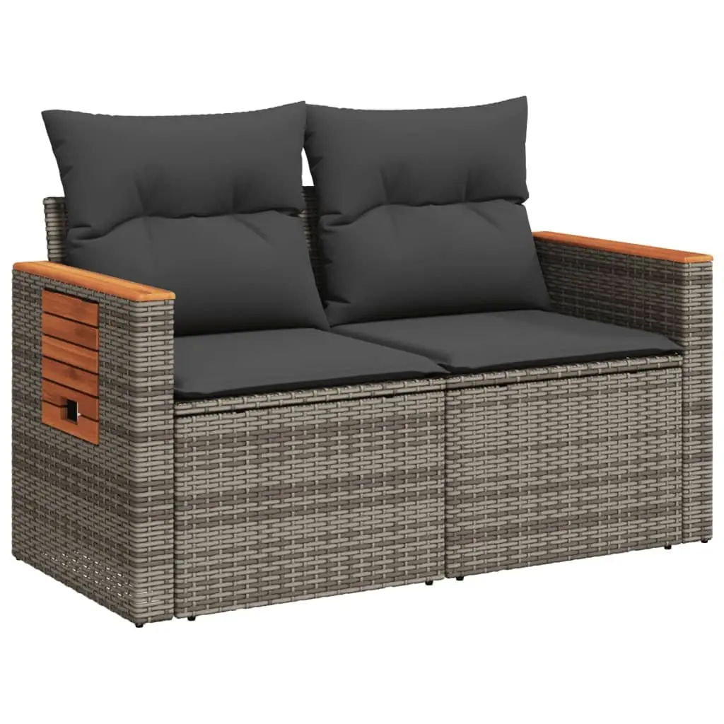 Grey Outdoor Garden Sofa for Two