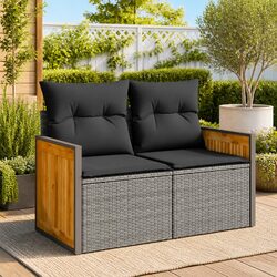 Comfortable and Practical 2-Seater Garden Sofa