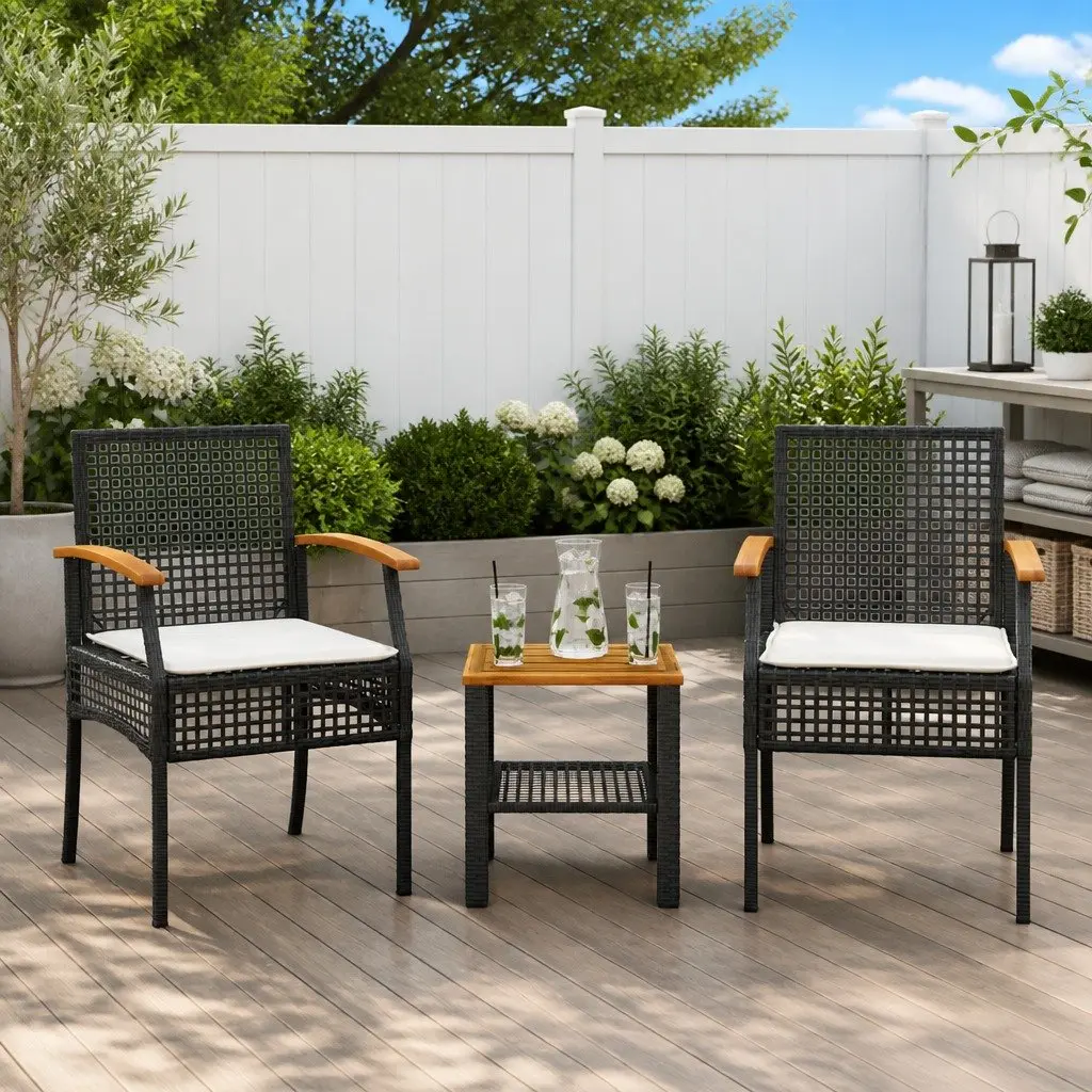 3 Piece Outdoor Bistro Set