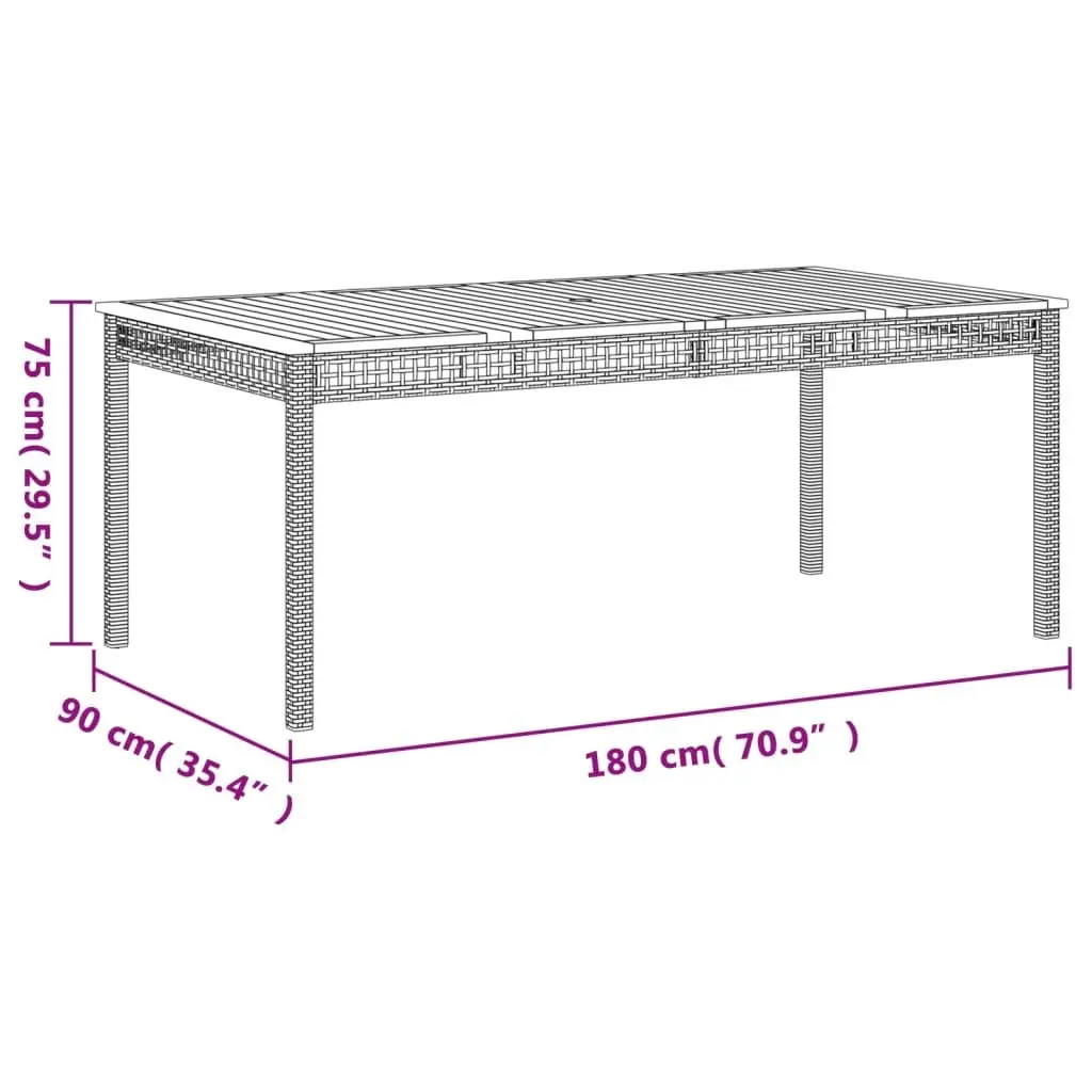Garden Table Combining Style and Functionality