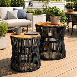 Reliable Garden Side Tables Set of 2 for Your Patio