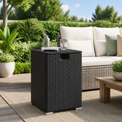 Reliable Outdoor Propane Tank Cover and Side Table