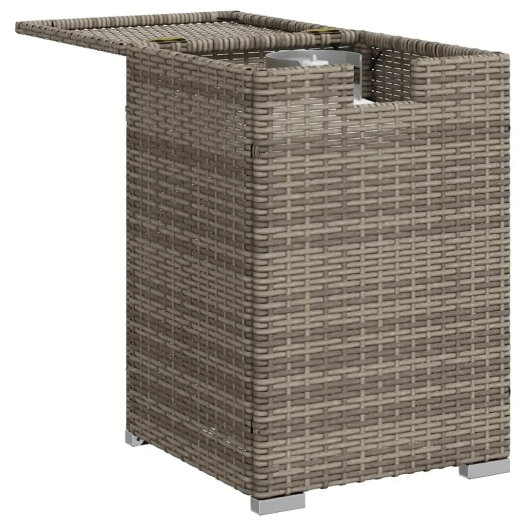 Propane Tank Cover Table Outdoor Side Table 40x40x60 cm Grey