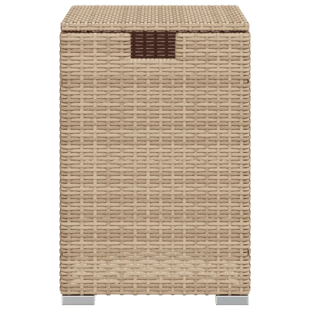 Beige Propane Tank Side Table for Outdoors