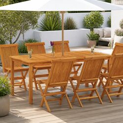 Solid Wood Outdoor Dining Table for Lasting Value