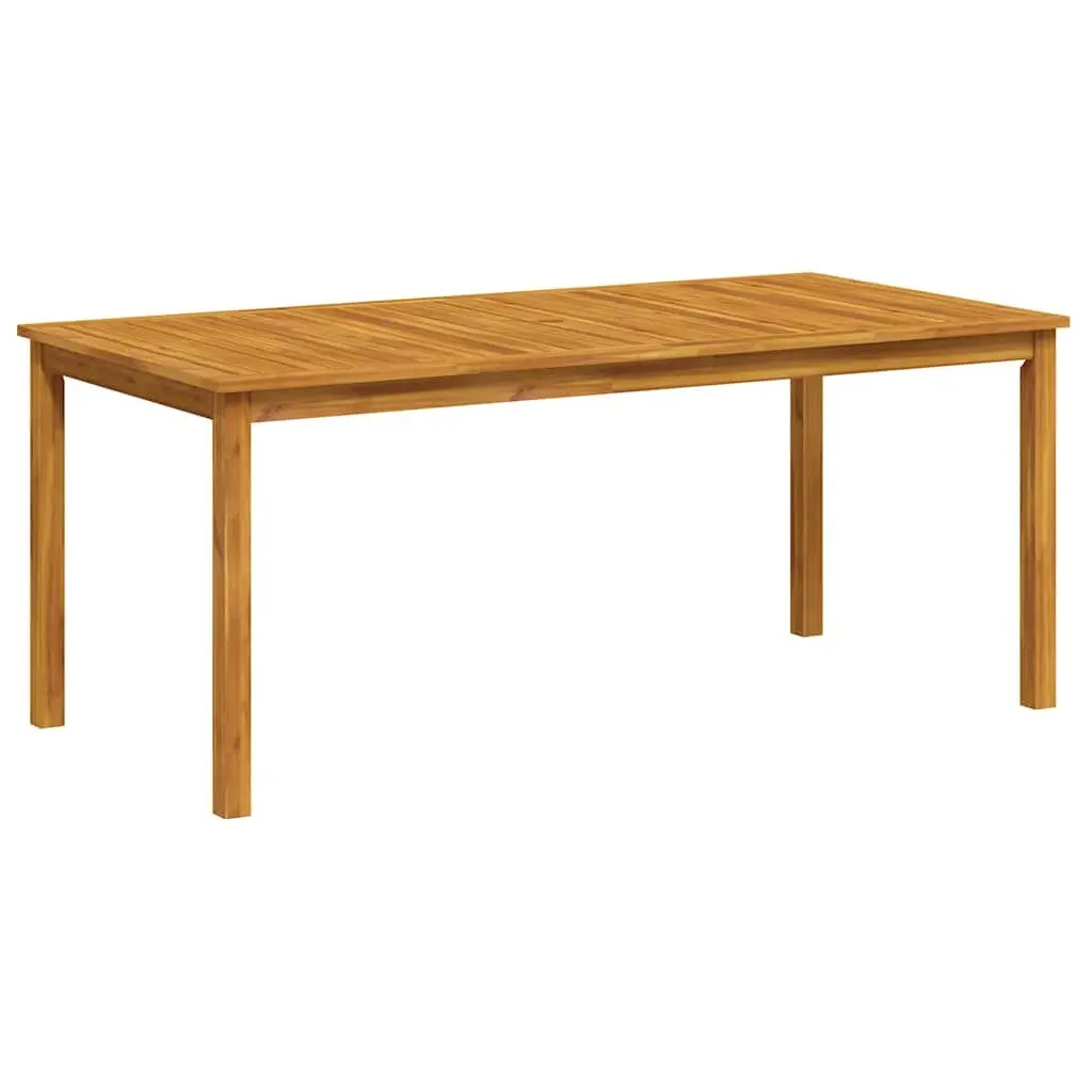 Outdoor Dining Table 180x90x75cm Garden Furniture Brown Solid Wood Acacia