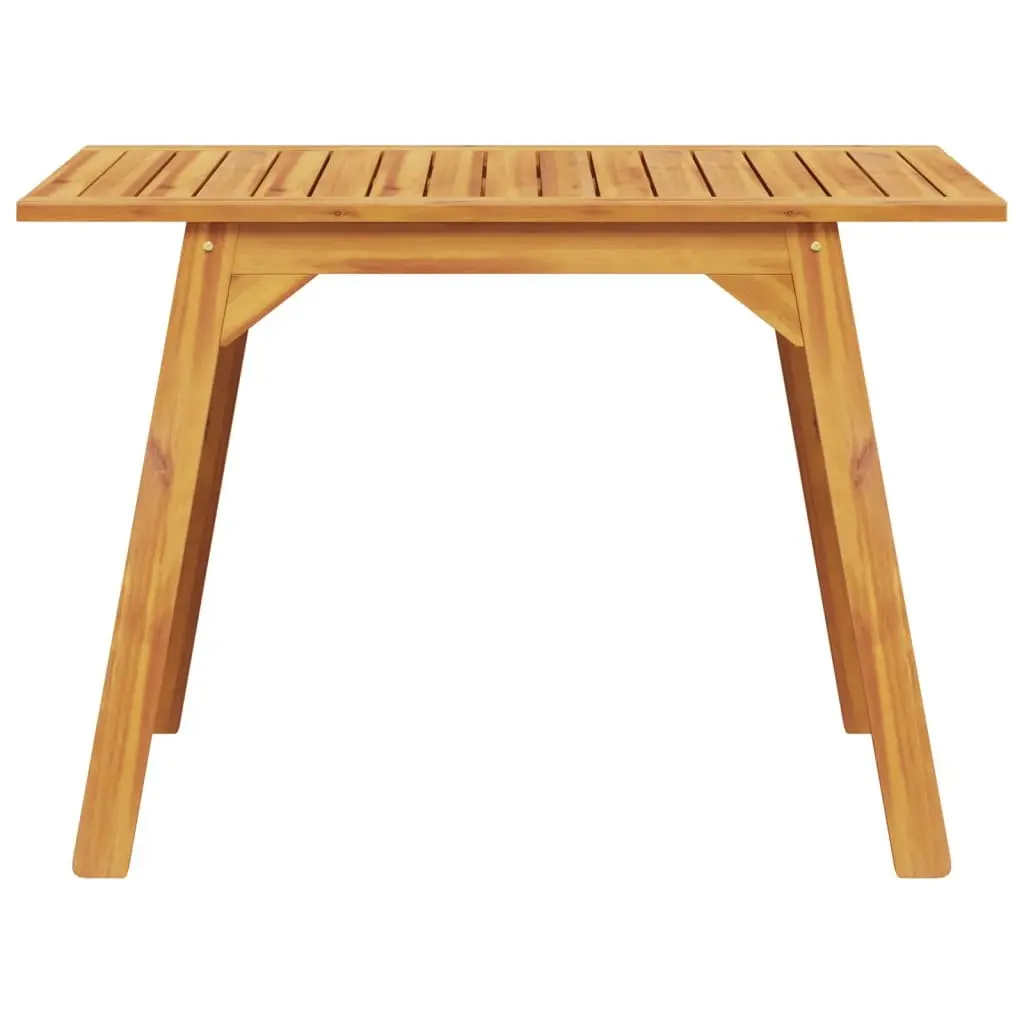Outdoor Dining Table Made of Solid Acacia 110x56x75cm