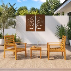 Comfortable and Affordable 2-Piece Outdoor Sofa Chairs