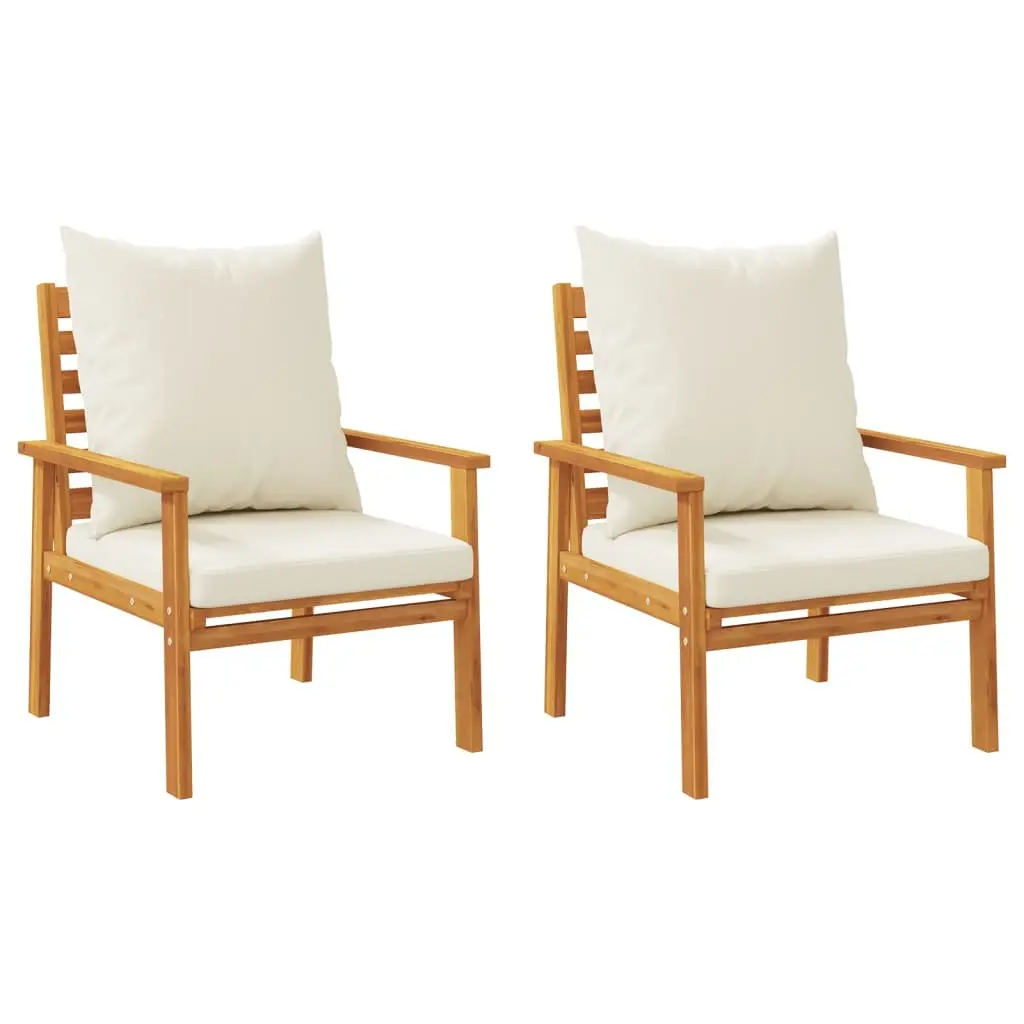 Outdoor Sectional Sofa Chair Garden Patio Lounge Seating Set 2 Piece Brown