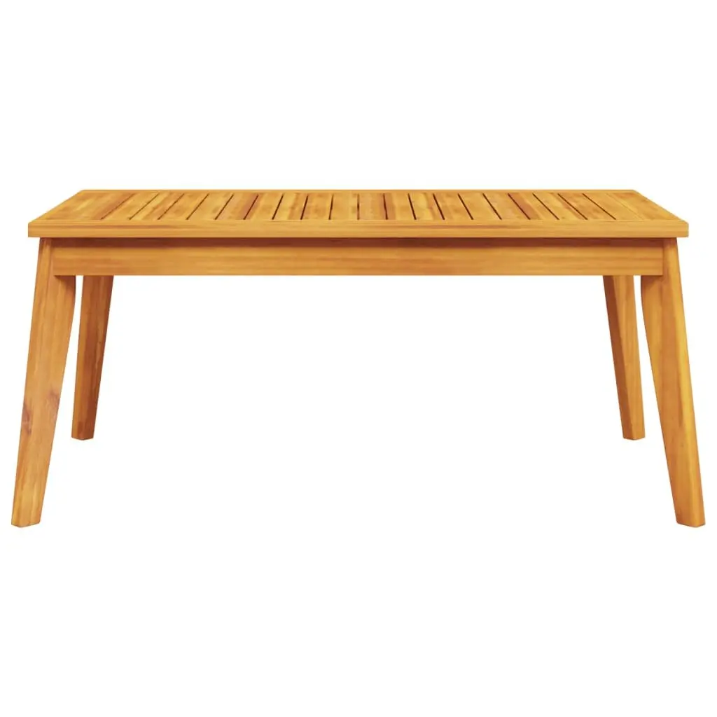 Garden Dining Table Outdoor Patio Furniture Brown Wood Acacia 100x55x45cm