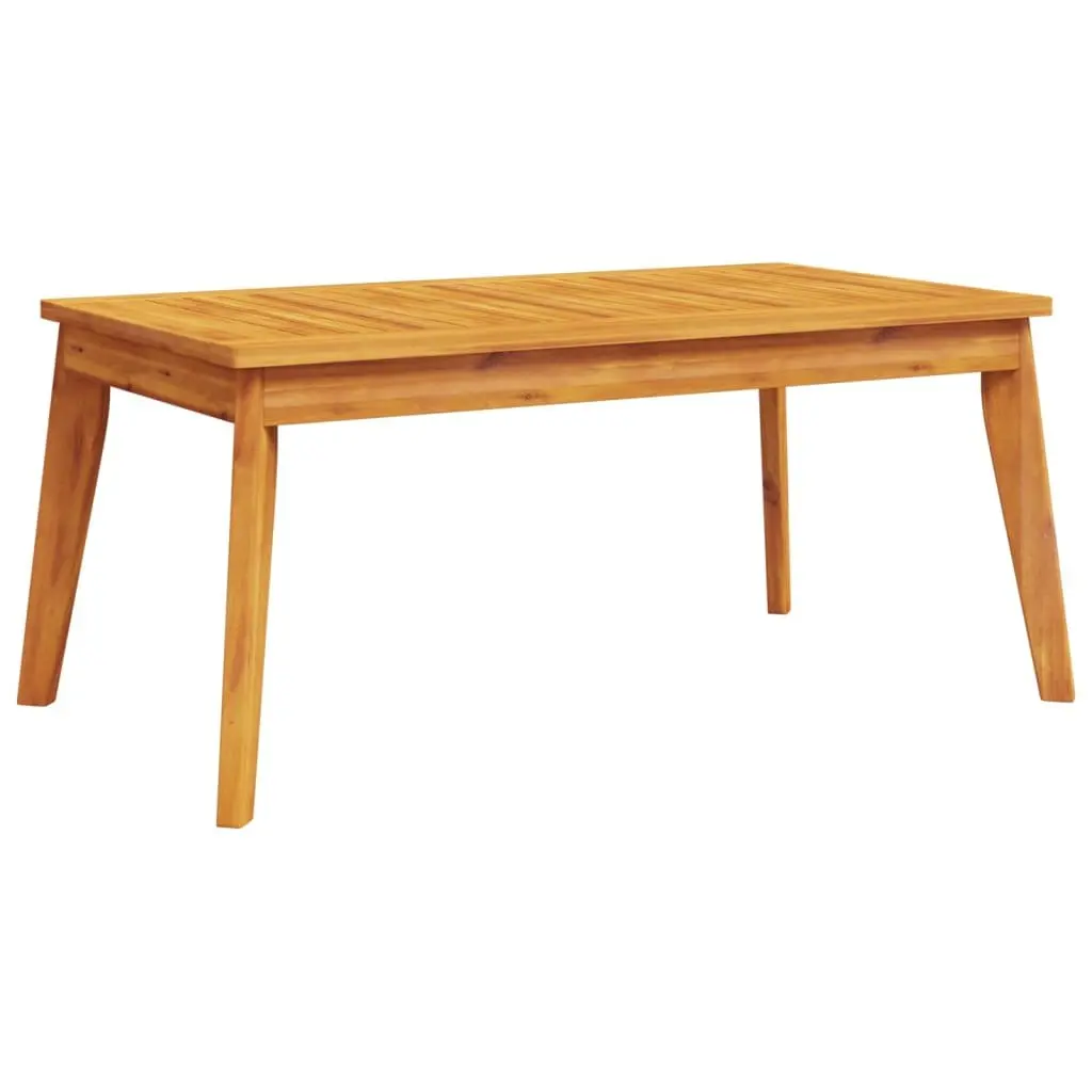 Garden Dining Table Outdoor Patio Furniture Brown Wood Acacia 100x55x45cm