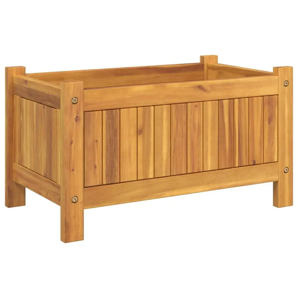 Wooden Garden Planter Box Container Raised Bed Outdoor Patio Balcony Decor Brown