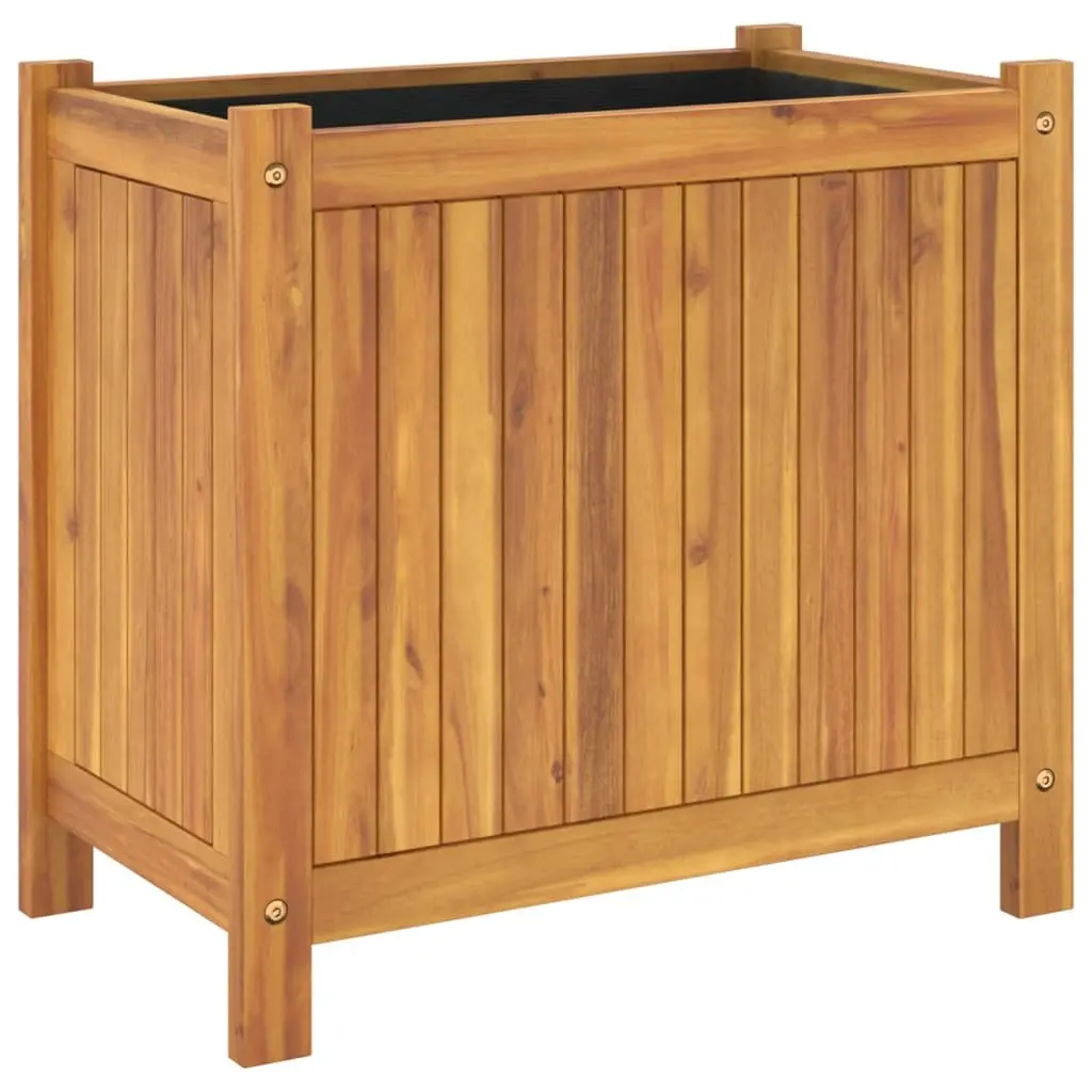 Wooden Garden Planter Box Outdoor Patio Deck Balcony 54x31x50cm Brown