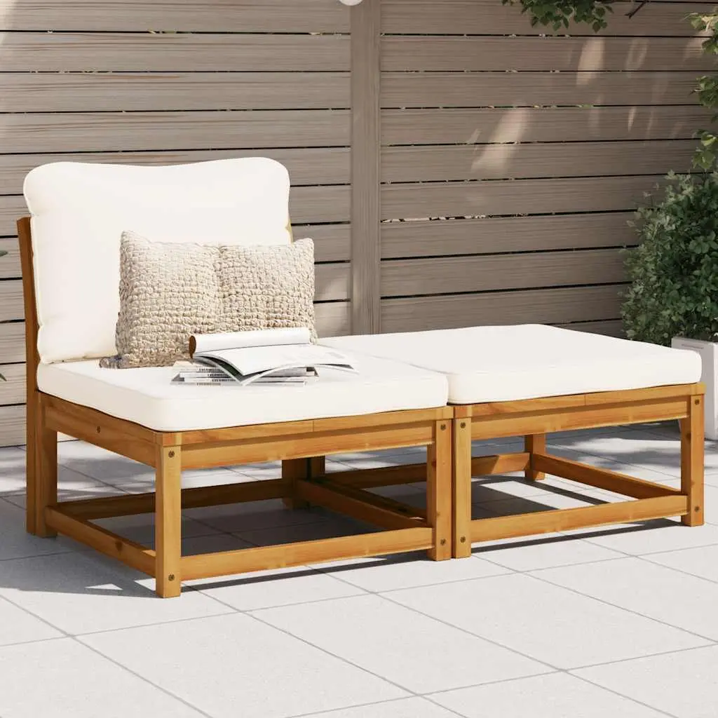 Outdoor Sectional Sofa Set Garden Lounge Furniture 3 Piece Brown
