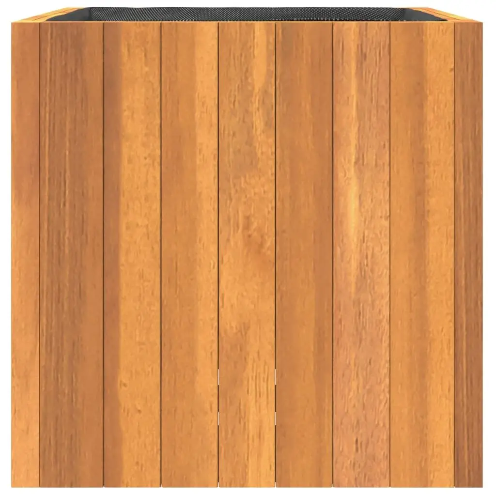 Garden Planter Box Indoor Outdoor Decor 35x35x35 cm Solid Wood Brown