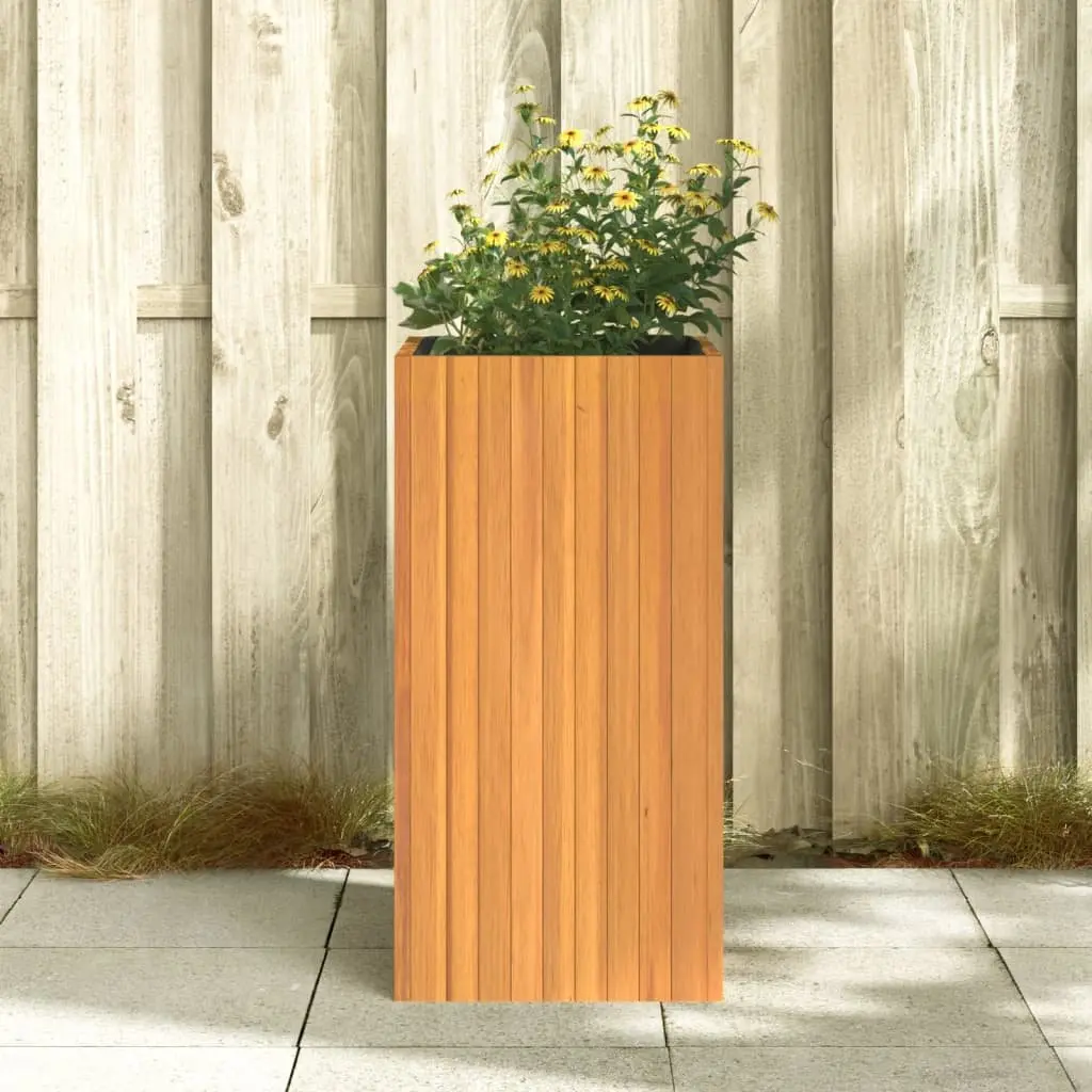 Garden Planter Box Indoor Outdoor 45x45x90cm Solid Wood Acacia Brown