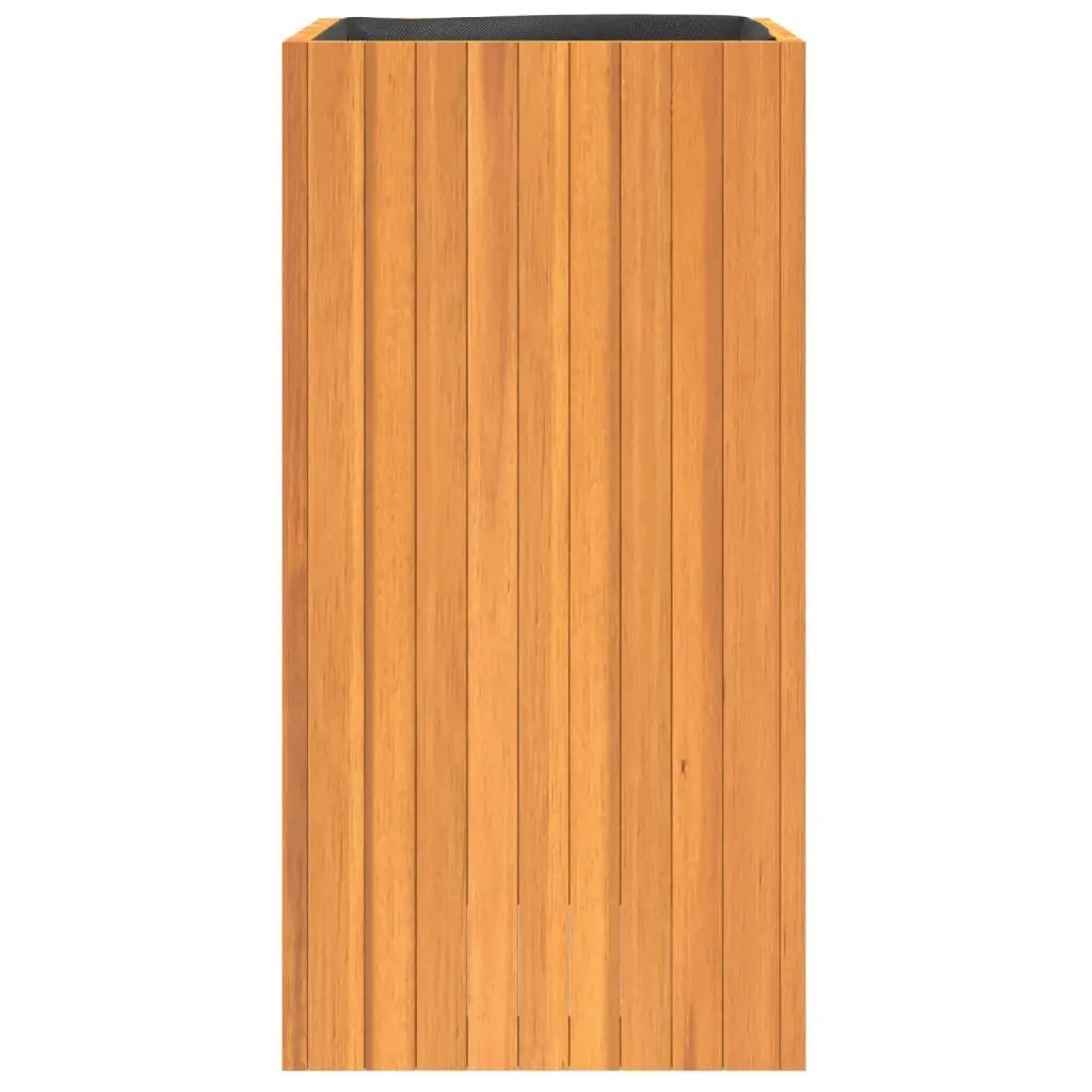 Garden Planter Box Indoor Outdoor 45x45x90cm Solid Wood Acacia Brown
