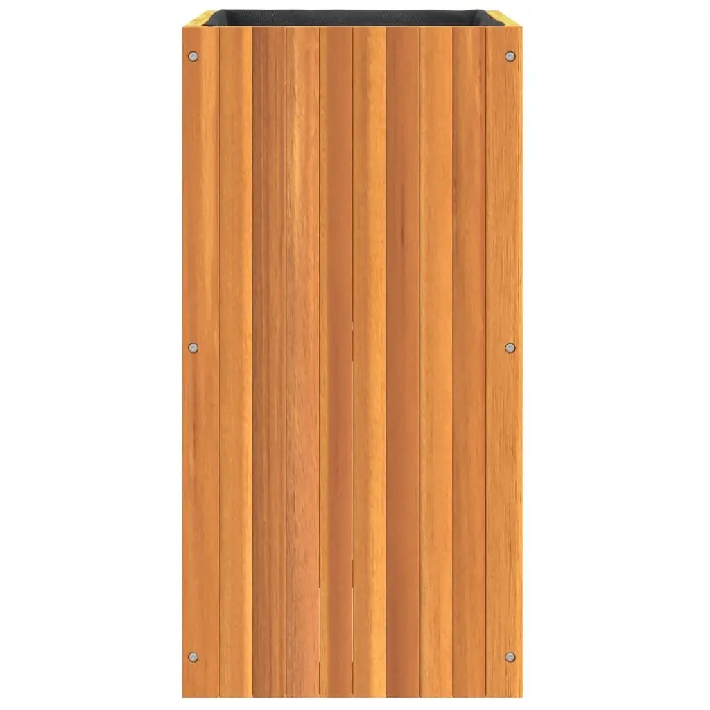 Garden Planter Box Indoor Outdoor 45x45x90cm Solid Wood Acacia Brown