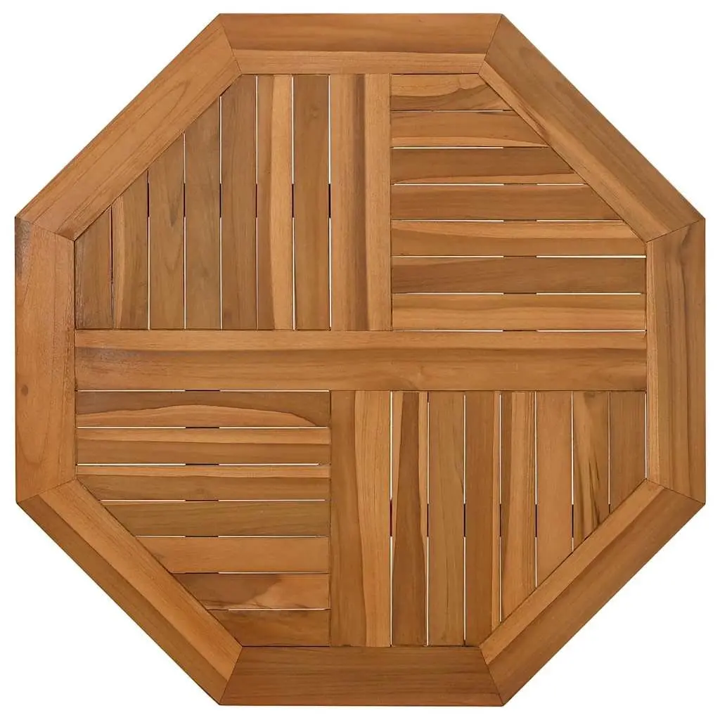 Octagonal Wooden Table Top 60x60cm Solid Teak Garden Dining Brown