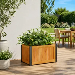 Reliable and Stylish Planter Box 45x30x27.5cm for Flowers