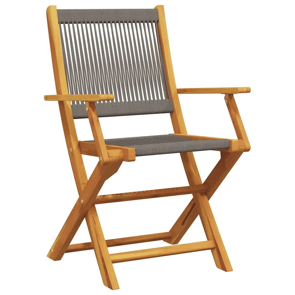 Grey Folding Garden Chairs for Outdoor Use