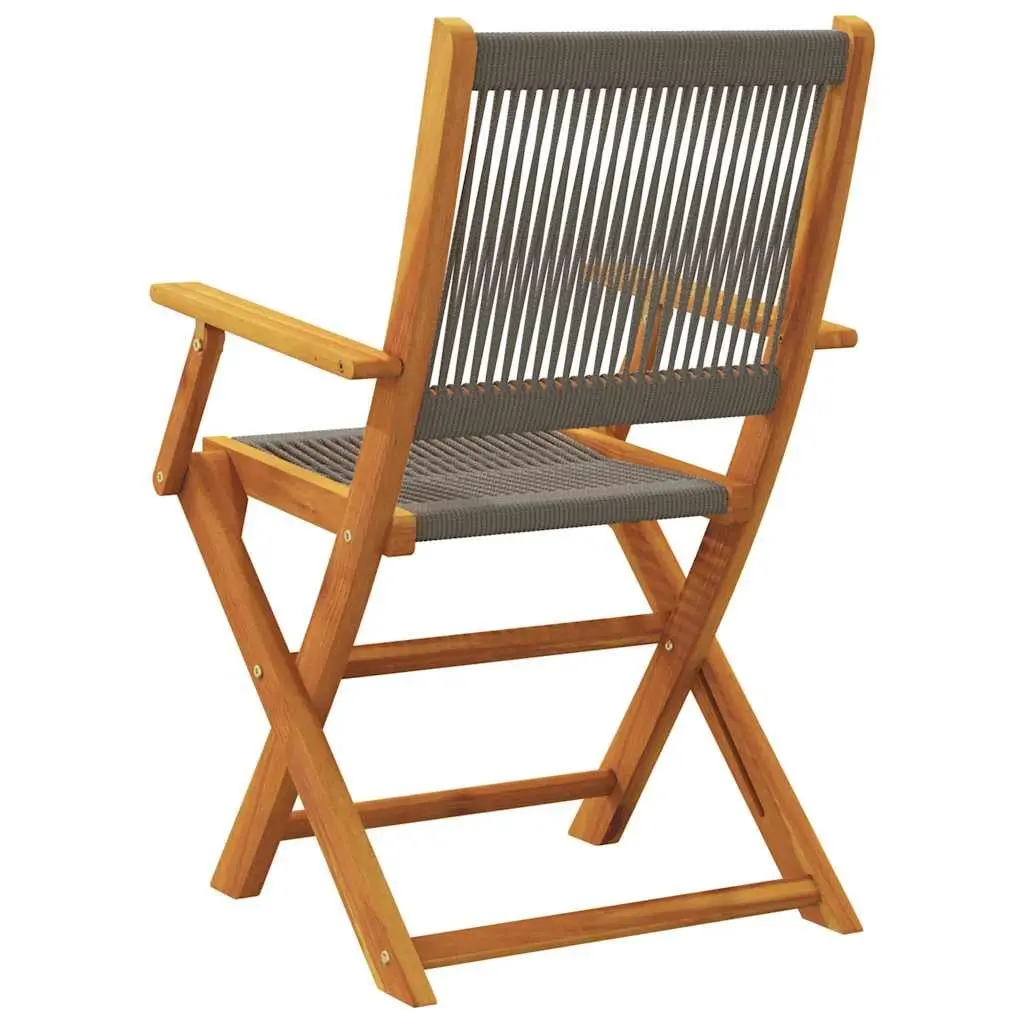 Grey Folding Garden Chairs for Outdoor Use