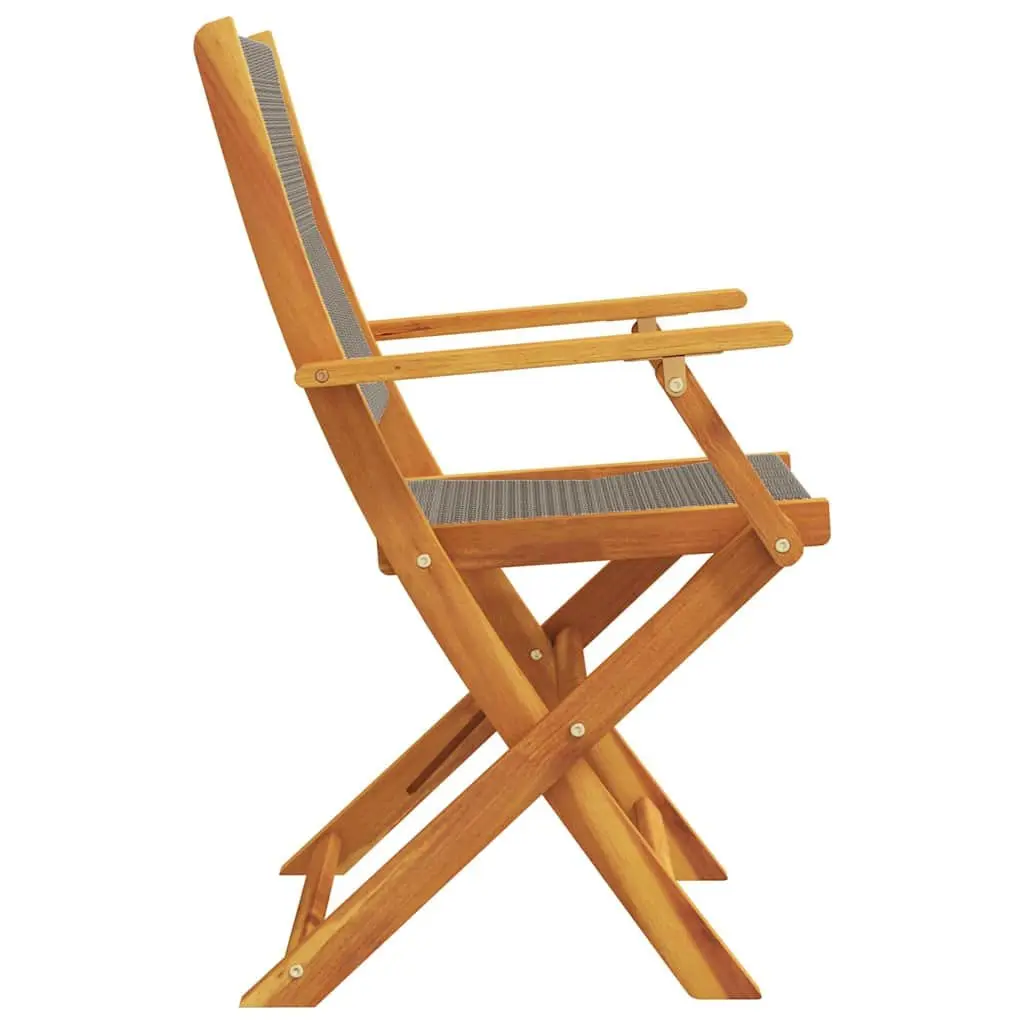 Grey Folding Garden Chairs for Outdoor Use