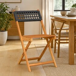 Durable Black Bistro Chairs - Set of 2