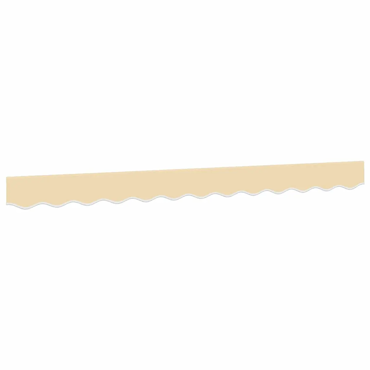 Replacement Awning Valance Fabric 3m Water UV Resistant Cream