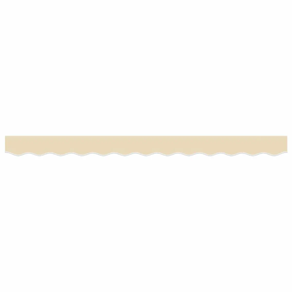 Replacement Awning Valance Fabric 3m Water UV Resistant Cream