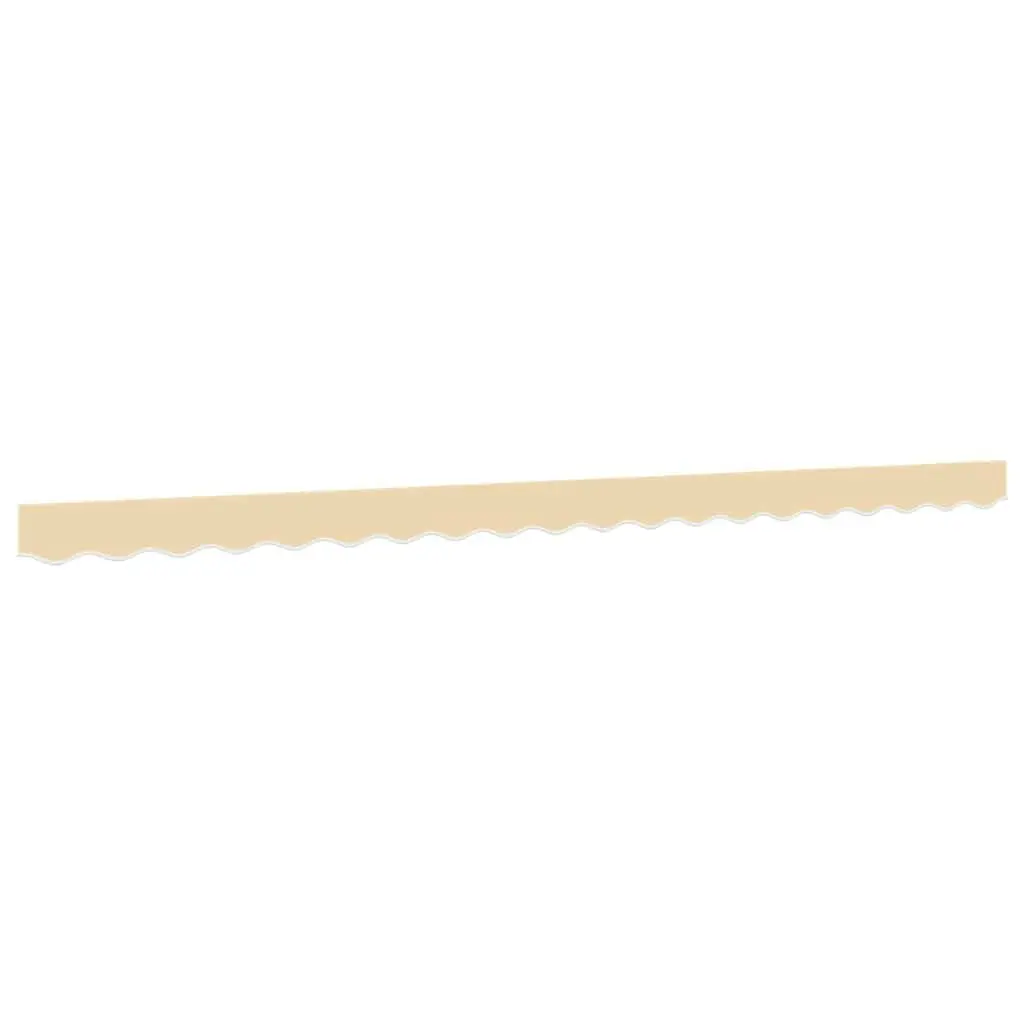 Awning Valance Fabric Replacement Cream Stripe 4m Water UV Resistant