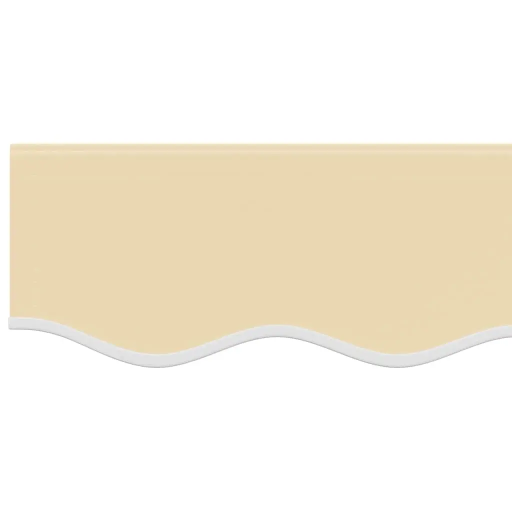 Replacement Awning Valance Fabric 4.5m Water UV Resistant Cream Stripe