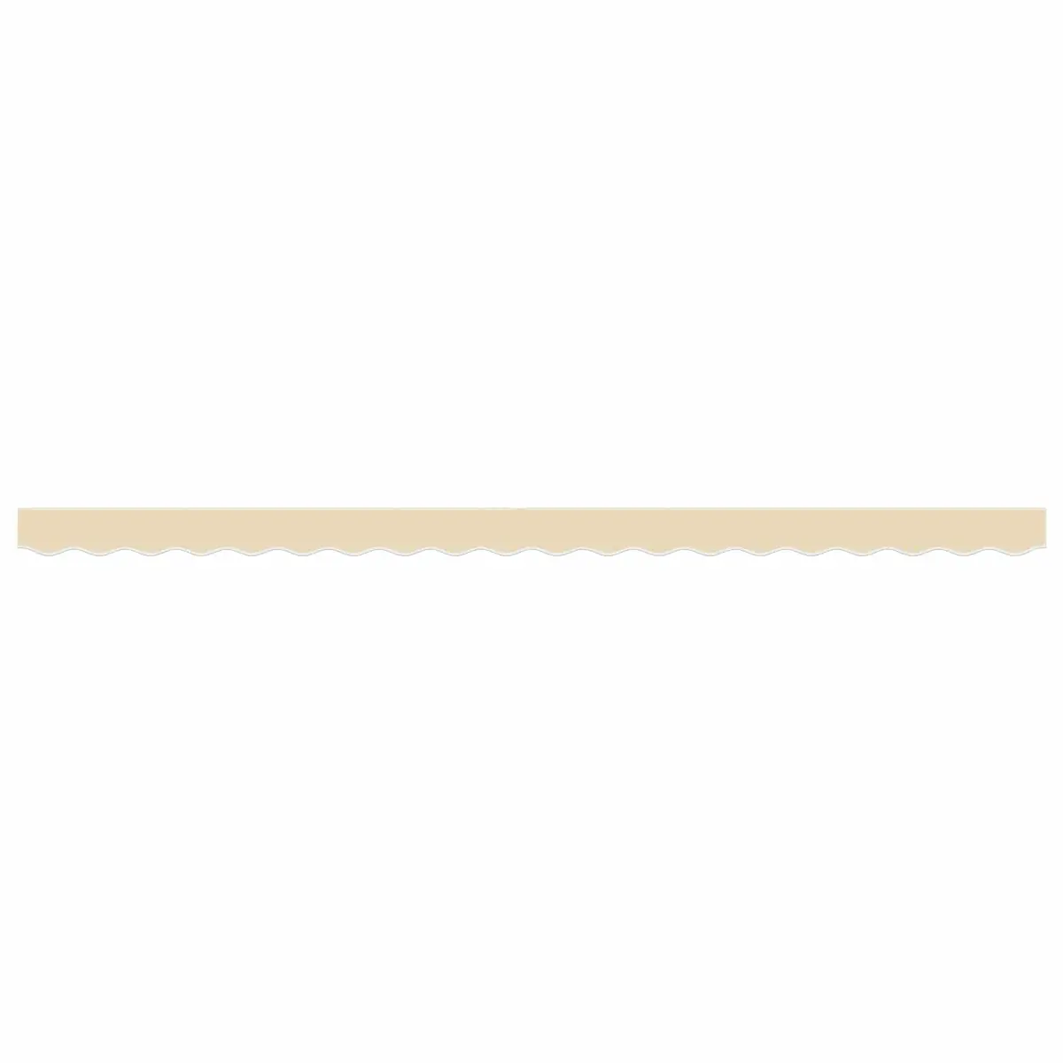 Replacement Awning Valance Fabric 5m Water UV Resistant Cream Stripe
