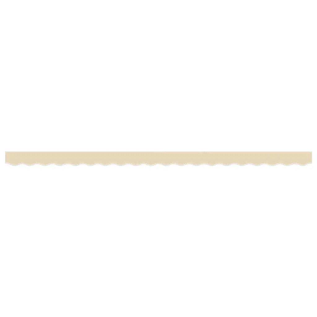 Replacement Awning Valance Fabric 5m Water UV Resistant Cream Stripe