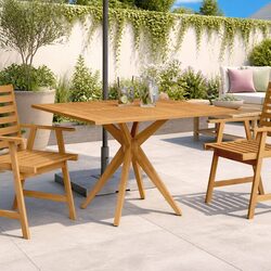 Quality Solid Wood Garden Table - Your Outdoor Companion