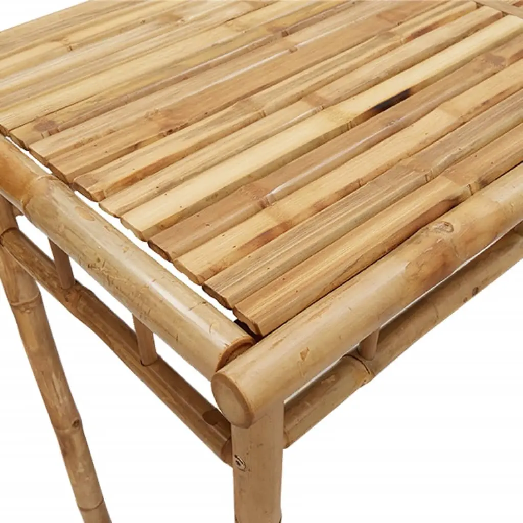 Outdoor Bamboo Dining Table 110x55x75cm