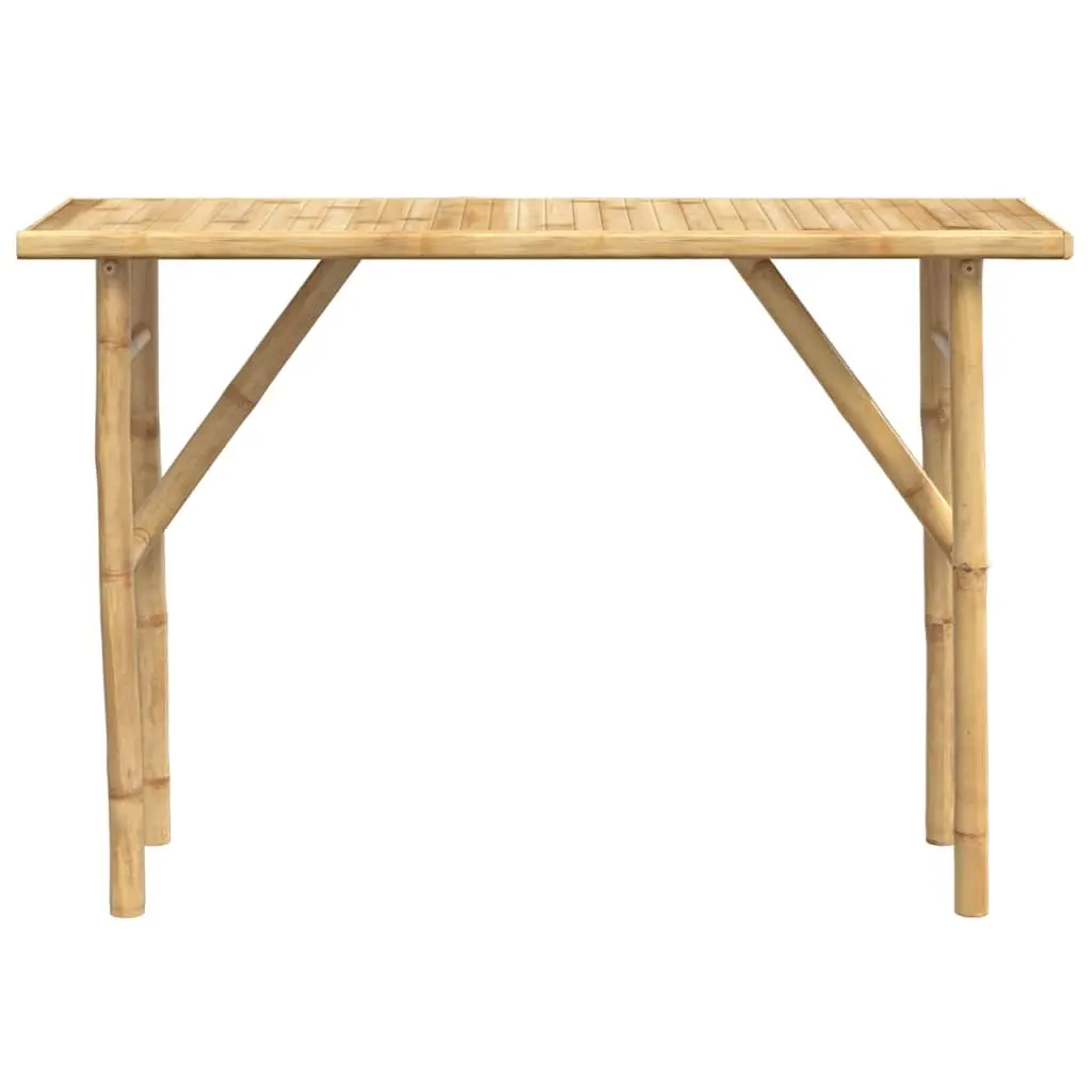 Brown Bamboo Console Table 115x39x75cm