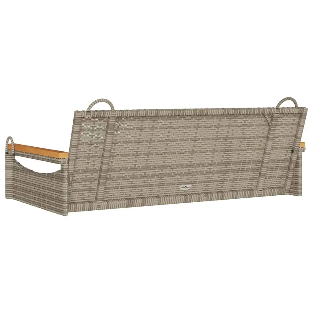 Grey Swing Bench for Outdoors