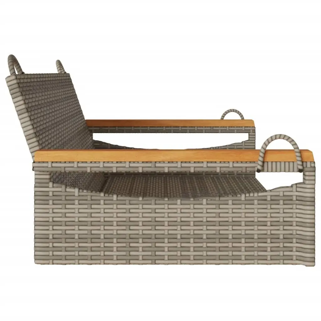 Grey Swing Bench for Outdoors