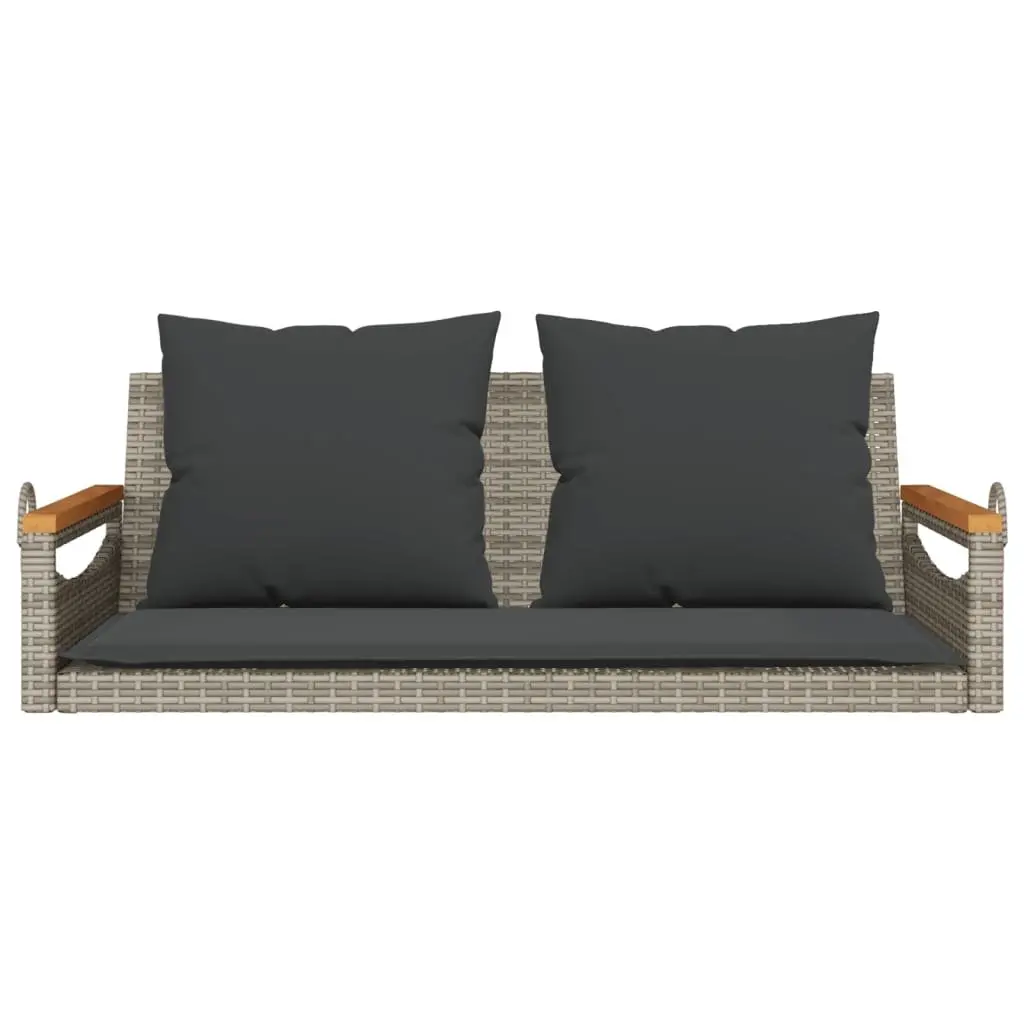 Swing Bench with Cushions for Outdoor Relaxation