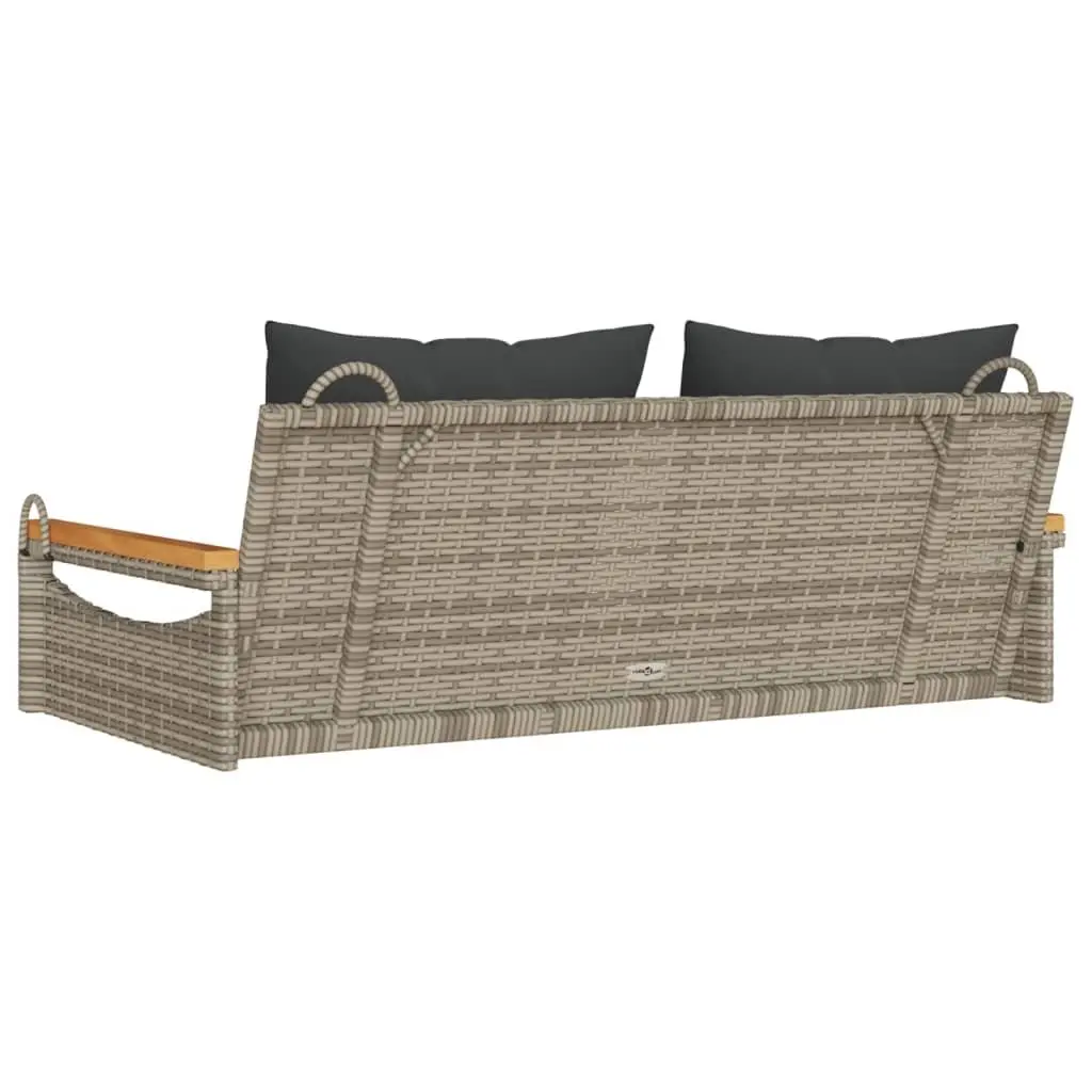 Swing Bench with Cushions for Outdoor Relaxation