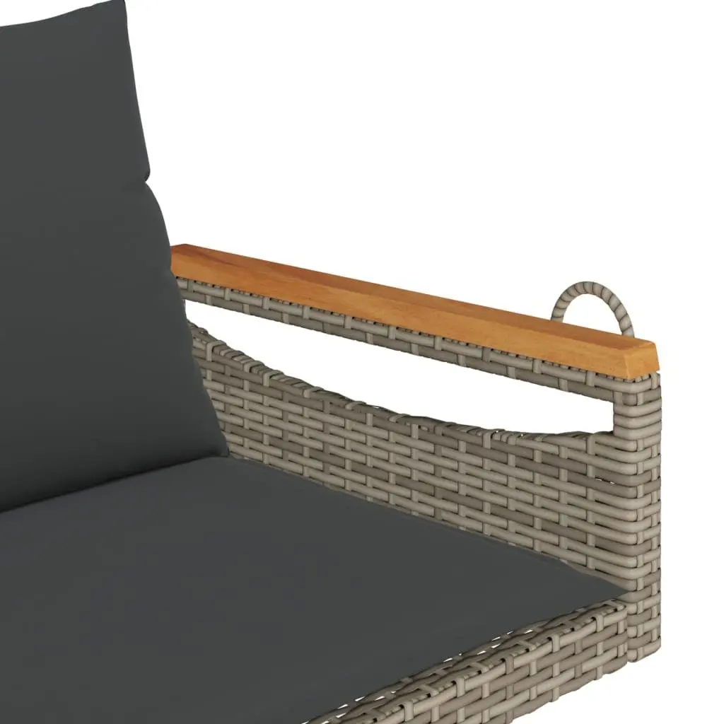 Swing Bench with Cushions for Outdoor Relaxation