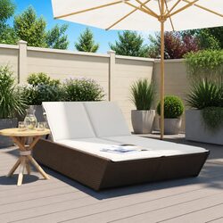 Double Sun Lounger with Cushions: Value Meets Comfort