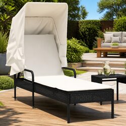 Reliable Sun Lounger with Adjustable Features and Durability