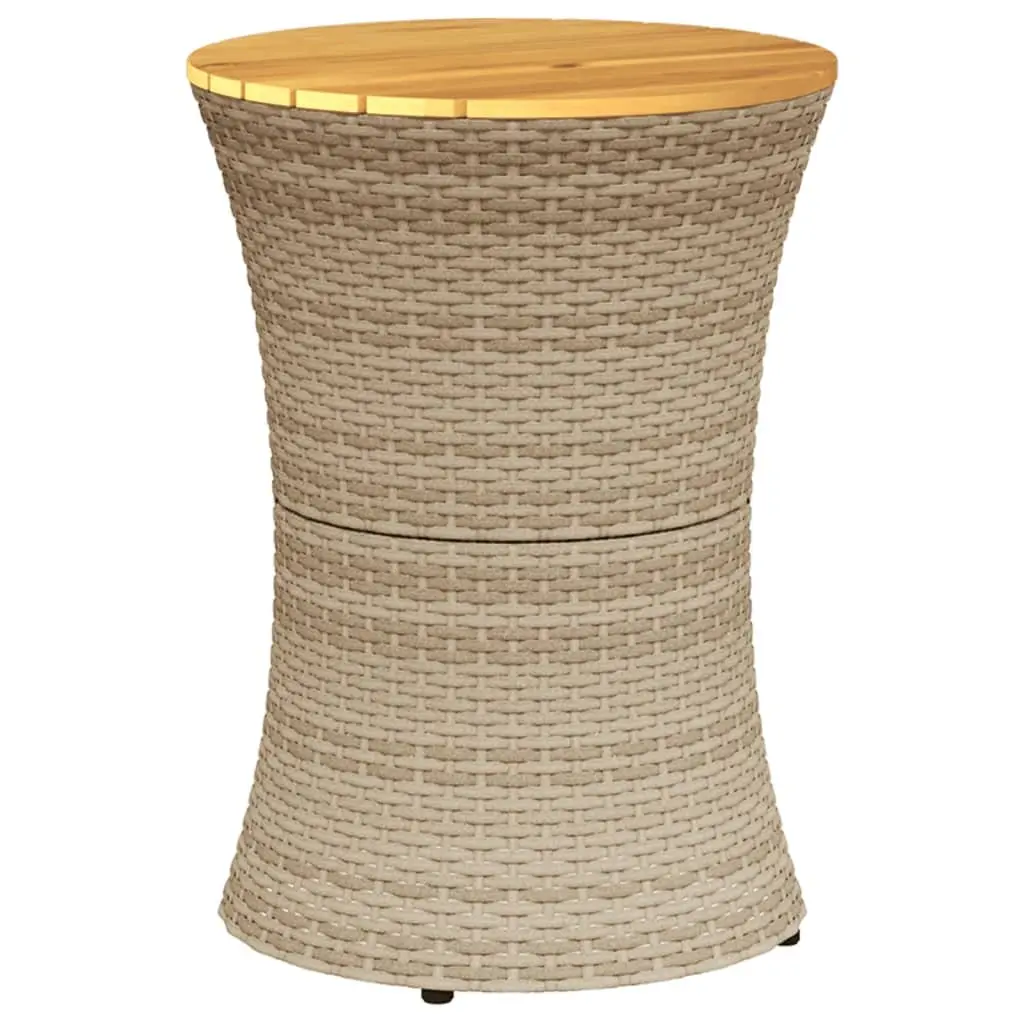 Beige Garden Side Table
