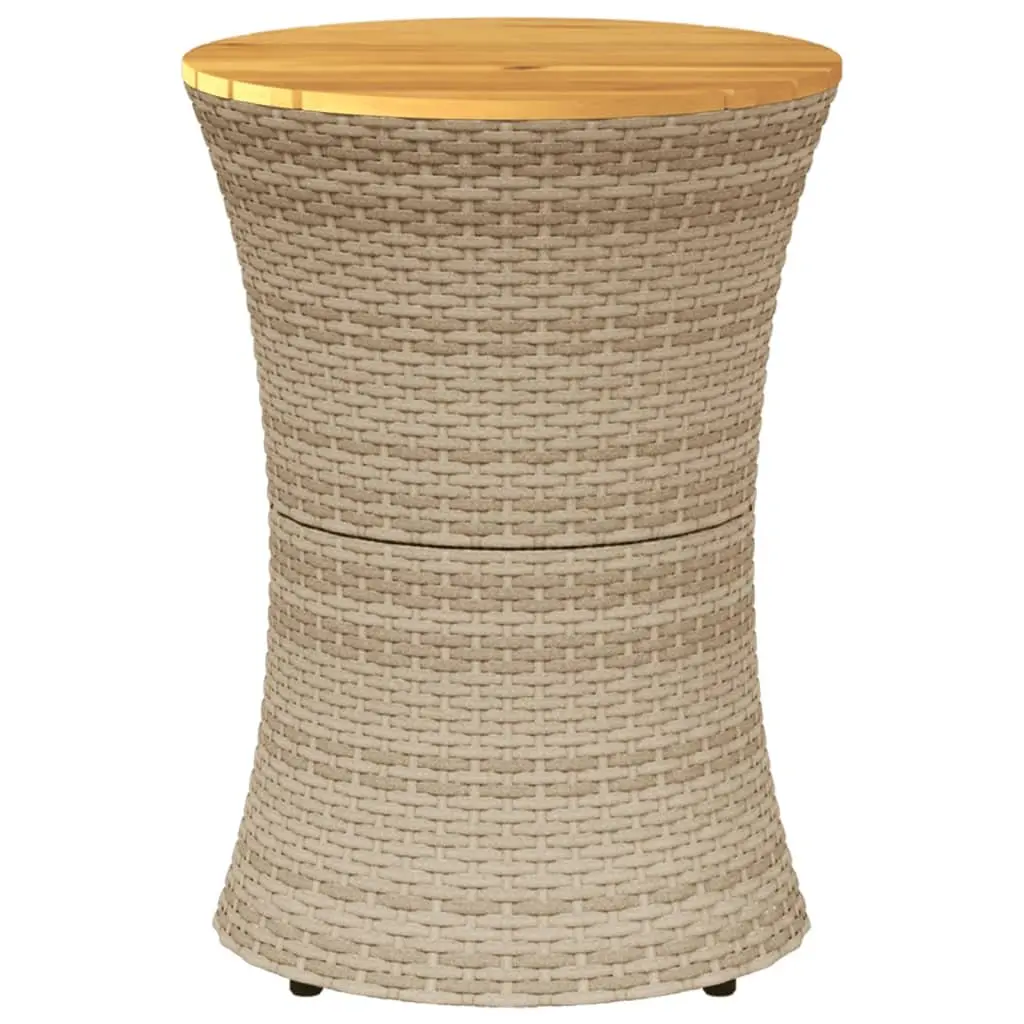 Beige Garden Side Table